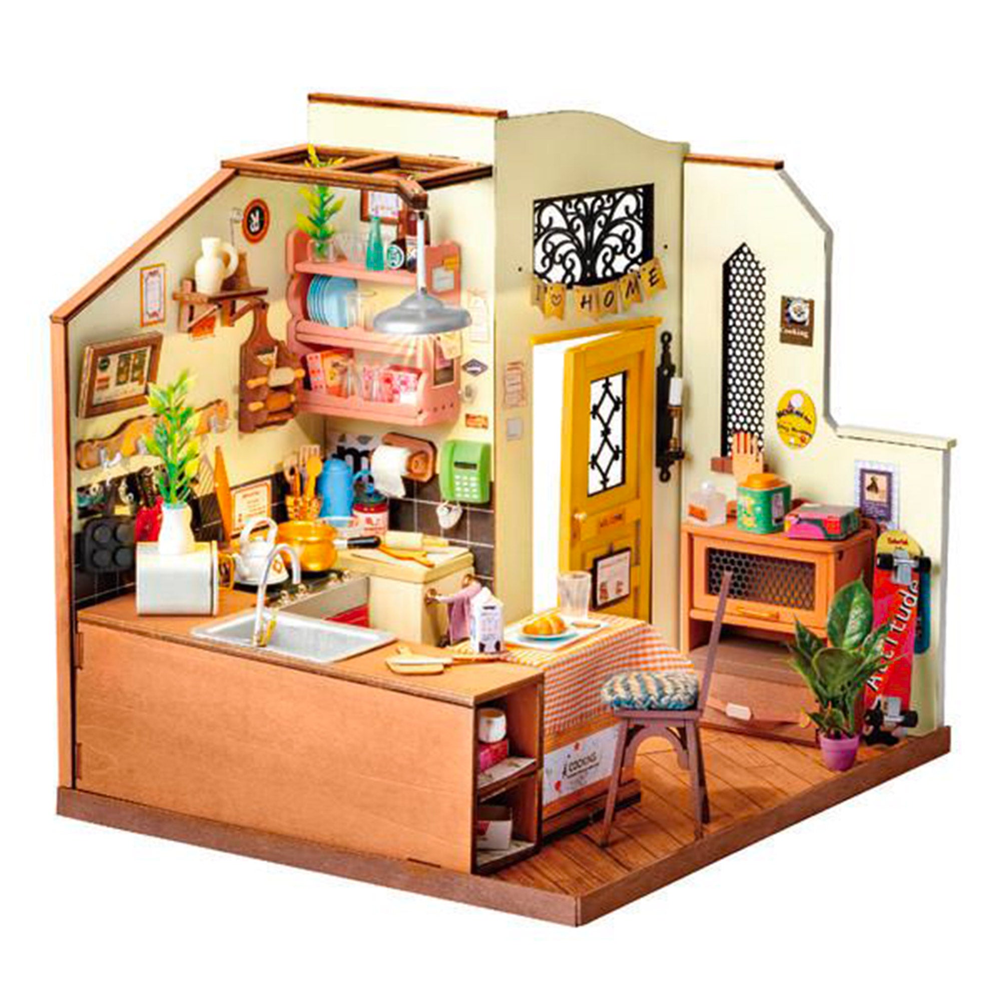 Rolife DIY Mini Cozy Kitchen House - Unleash Your Creativity!