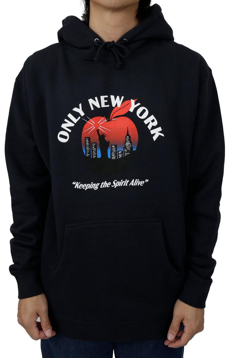 NY Spirit Navy Pullover Hoodie - Embrace the New York Vibe