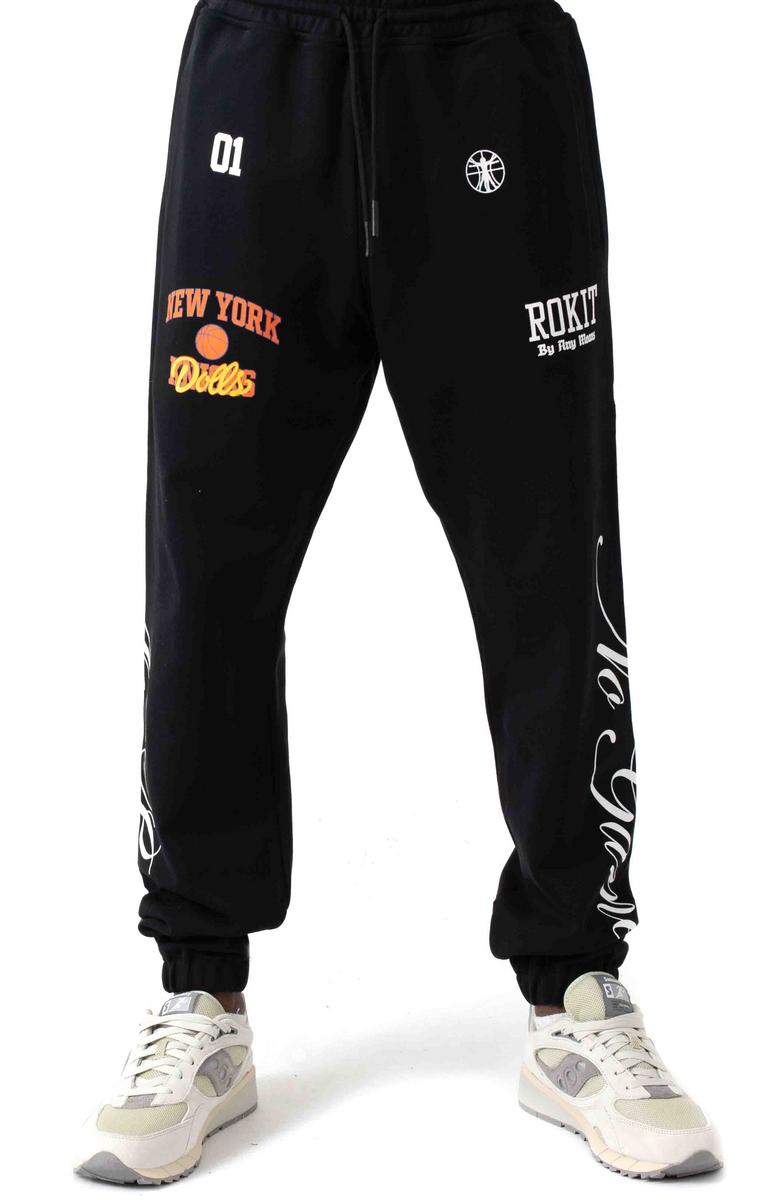 Rokit's Stunning Showdown Black Sweatpants