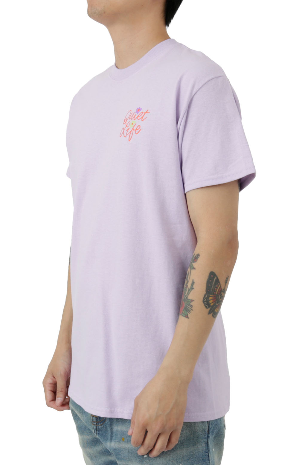 Enchanting Lavender Floral Design T-Shirt by The Quiet Life