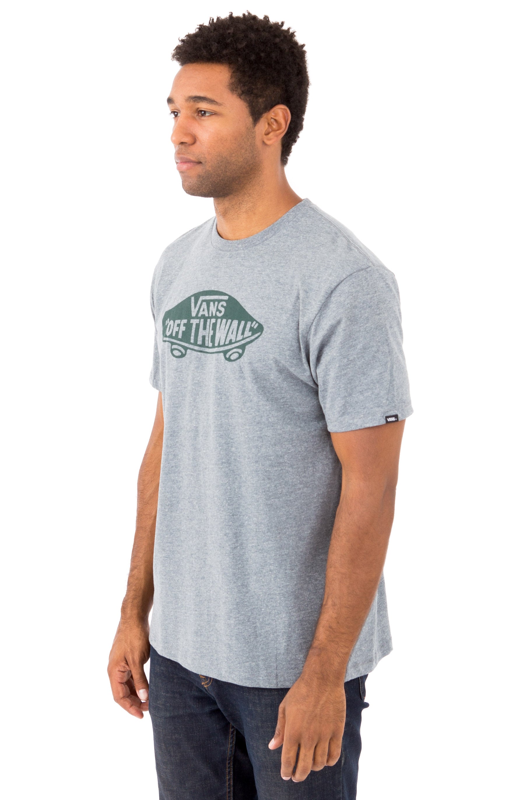 Vans Off The Wall Stylish Heather BLUE T-Shirt - Must-Have!