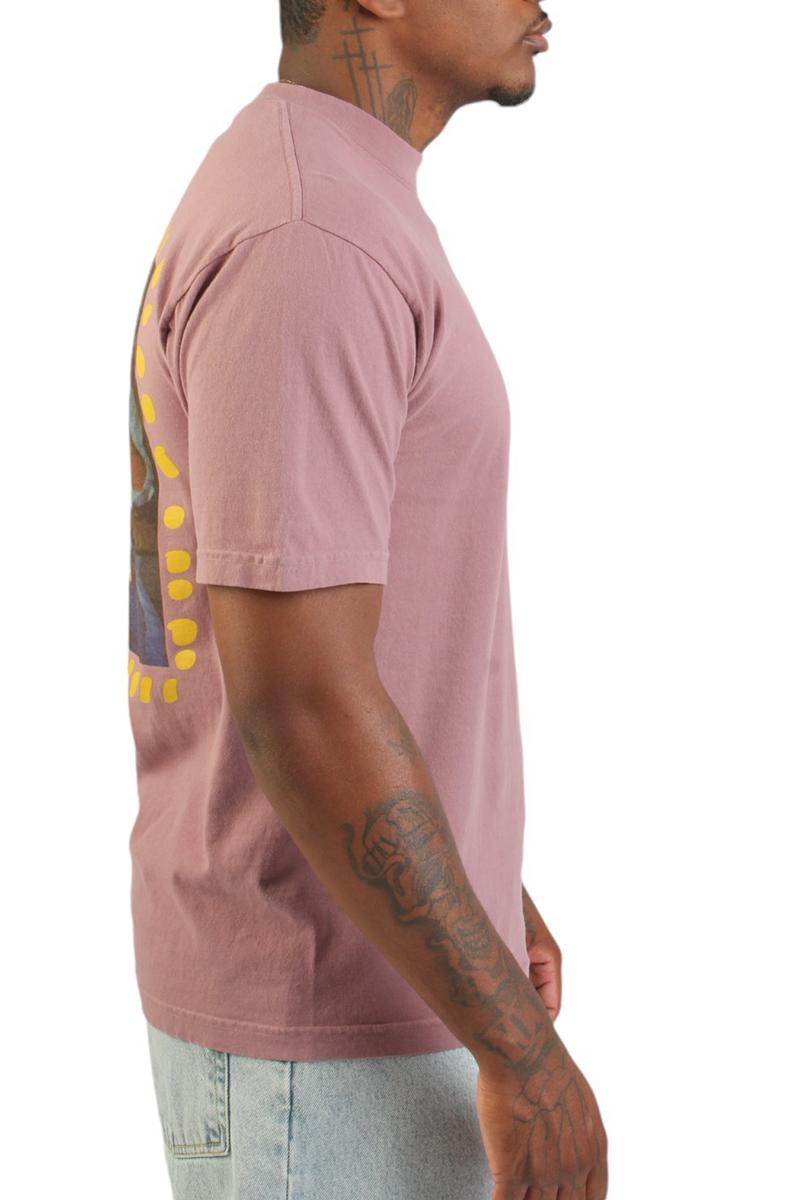 Gorgeous Mauve Oversized Masked Man Tee - A Must-Have!