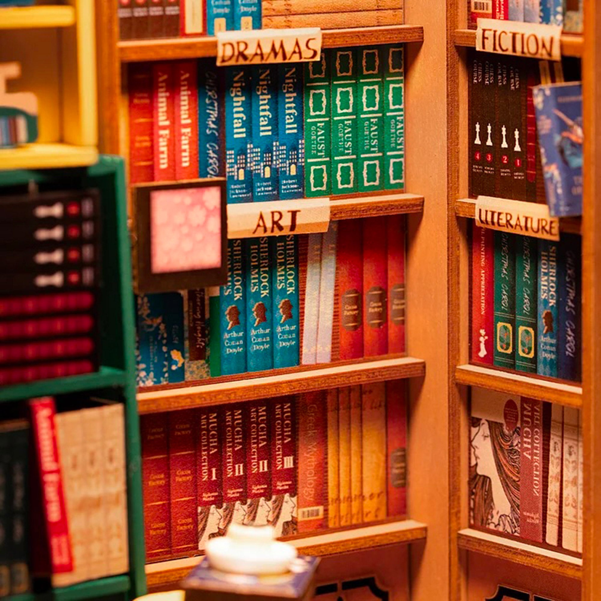 Robotime Rolife DIY Mini Bookstore Nook