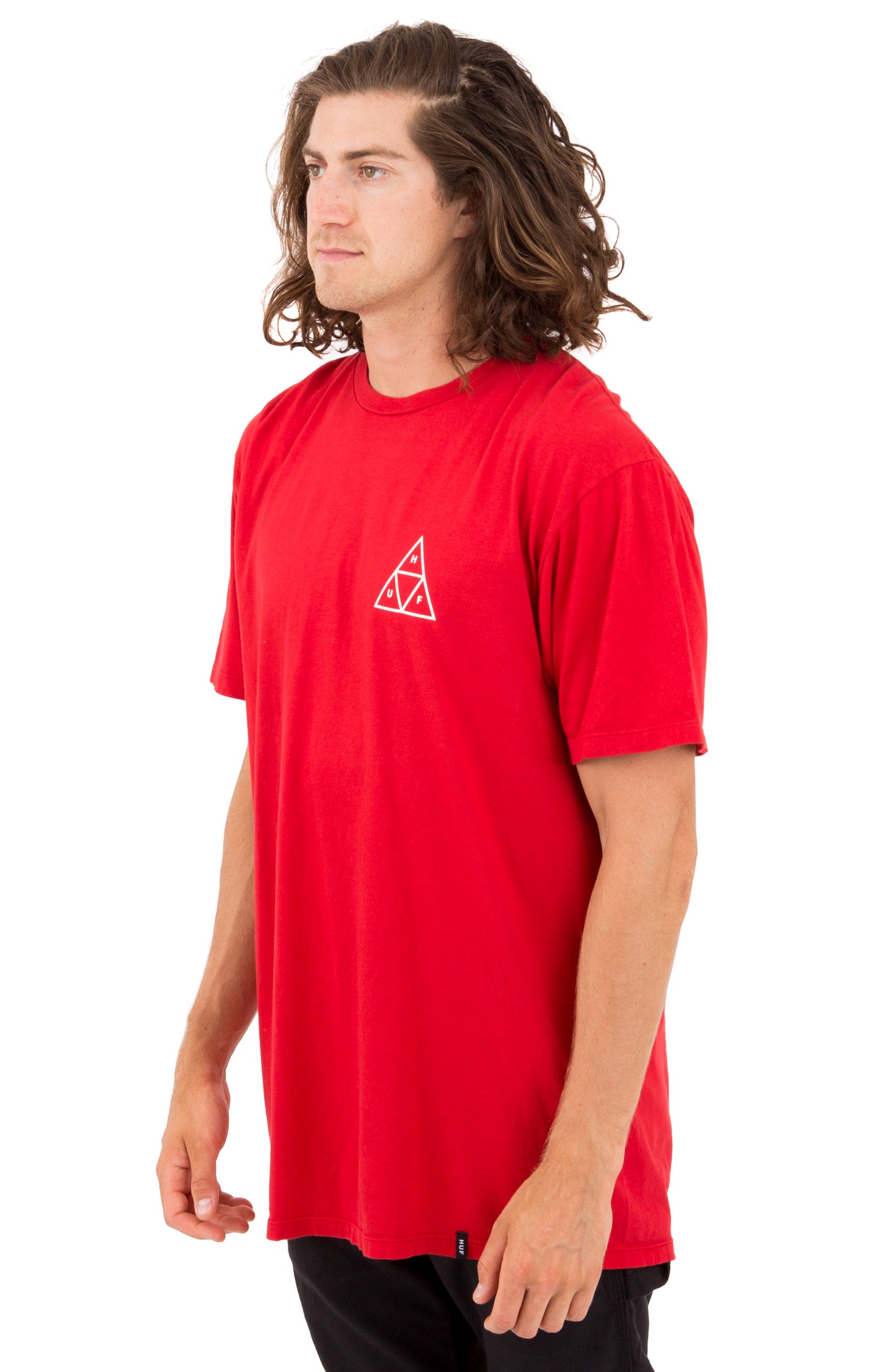 Stunning Red/White Triple Triangle T-Shirt