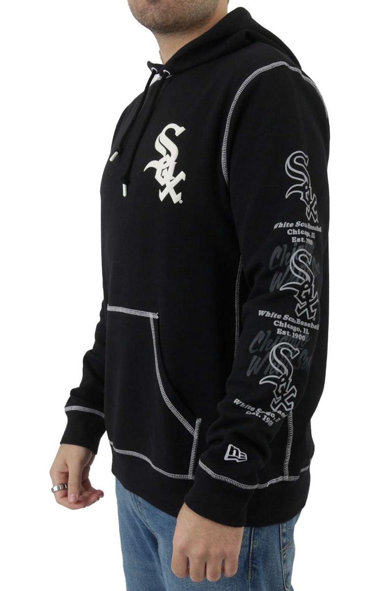 Chicago White Sox Stylish Split Design Pullover Hoodie - Show Your Team Spirit!
