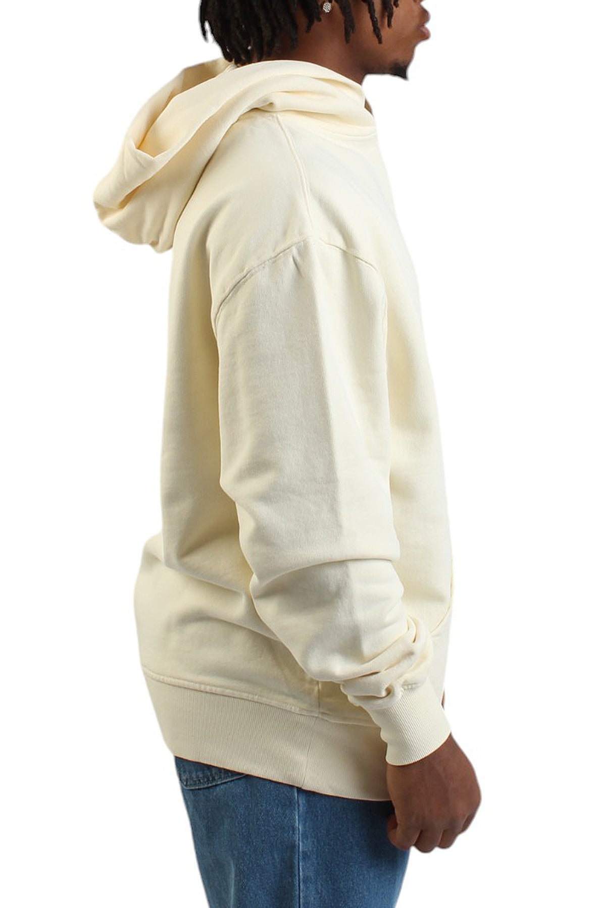 13.5oz Heavyweight Garment Dye Cream Hoodie - Get the Vintage Look!