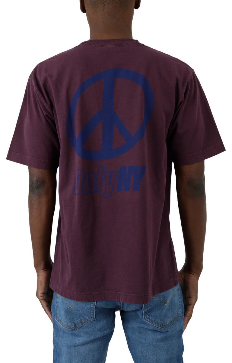 Harmony Eggplant Tee - A Peaceful Statement