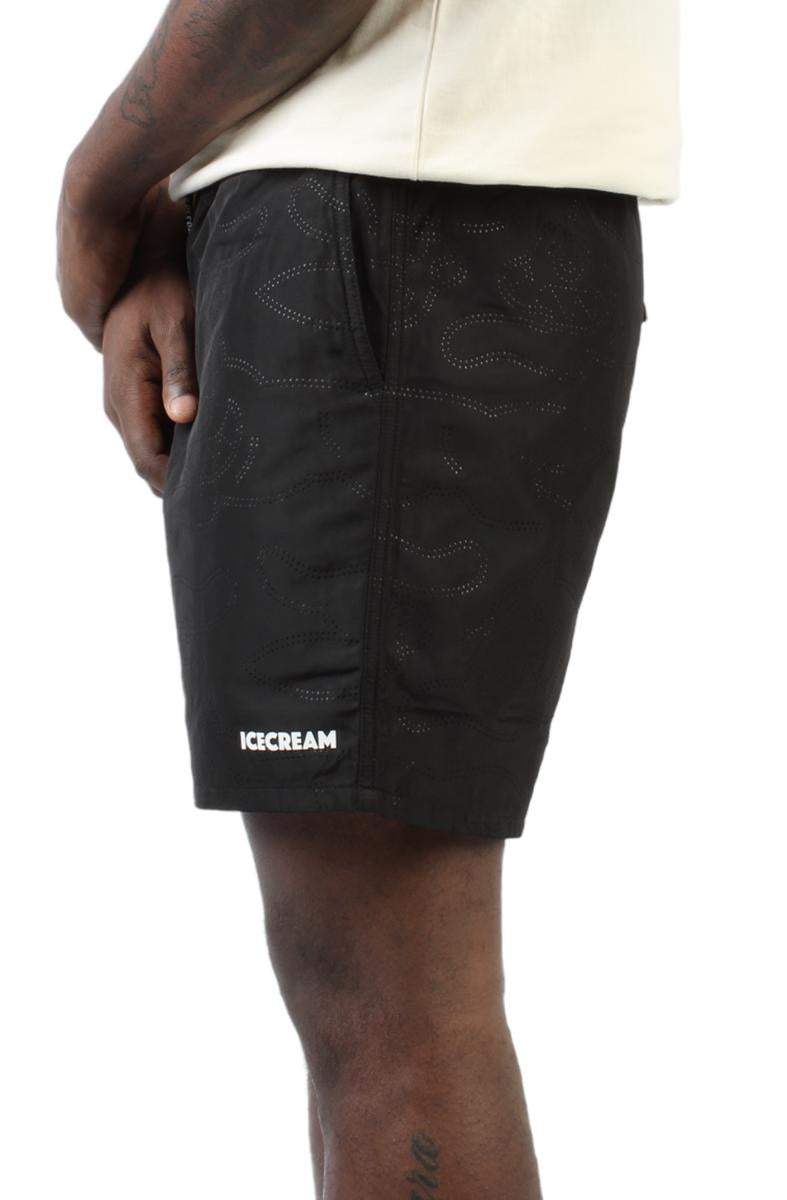 Cool Ice Cream Running Dog Shorts