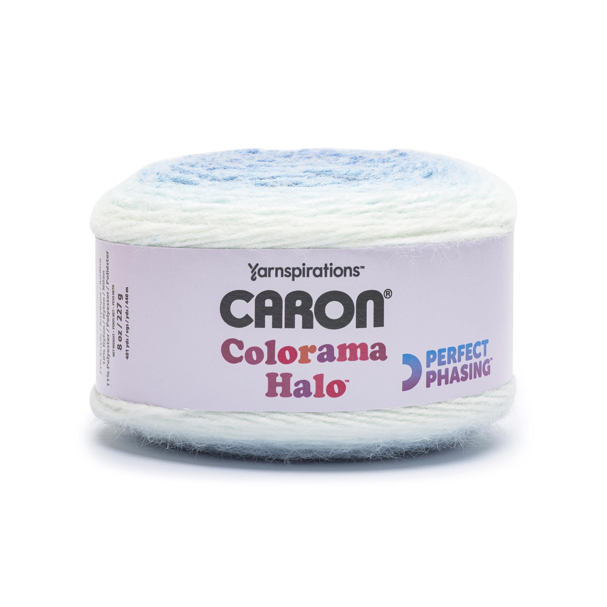 Enchanting Colorama Haze Halo in Graphite Frost