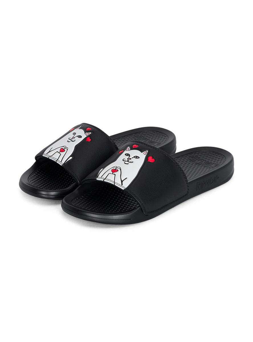 RipNDip's Irresistible Nermal Love Black Slides
