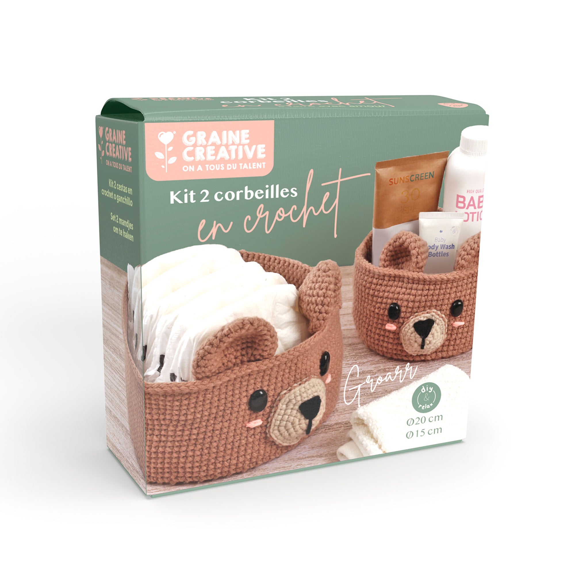 Enchanting DIY Crochet Basket Kit