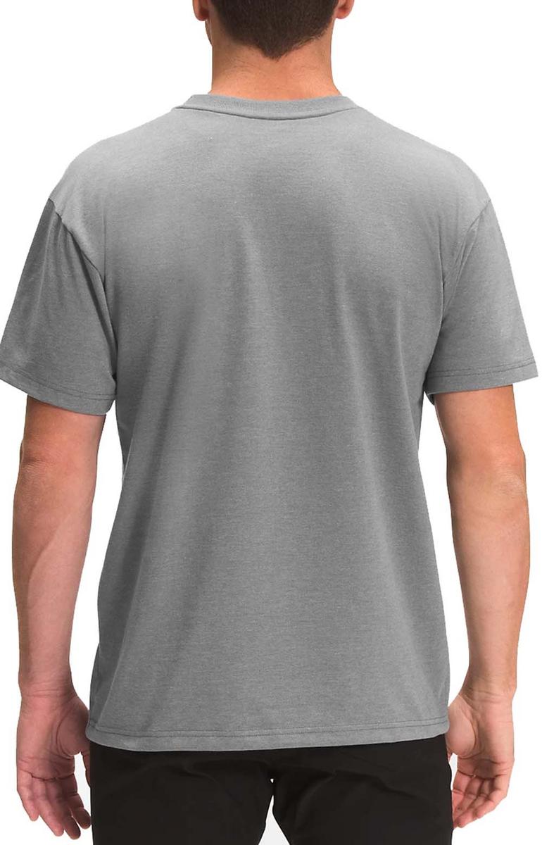 The North Face Men's Medium Grey Heather Relaxed-Fit Heavyweight Box Tee - A Must-Have!