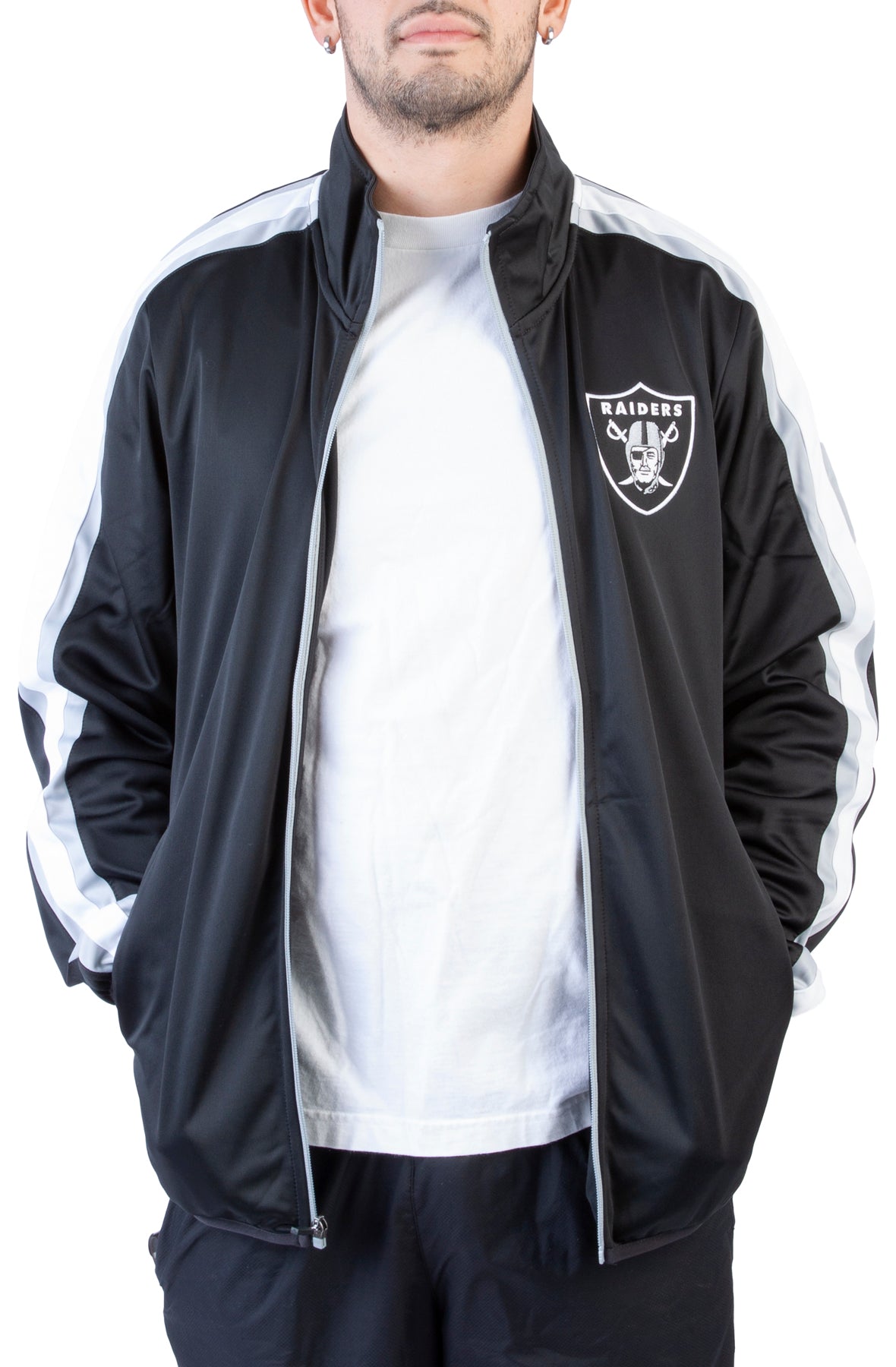 Exciting Las Vegas Raiders Track Jacket - Show Your Team Pride!