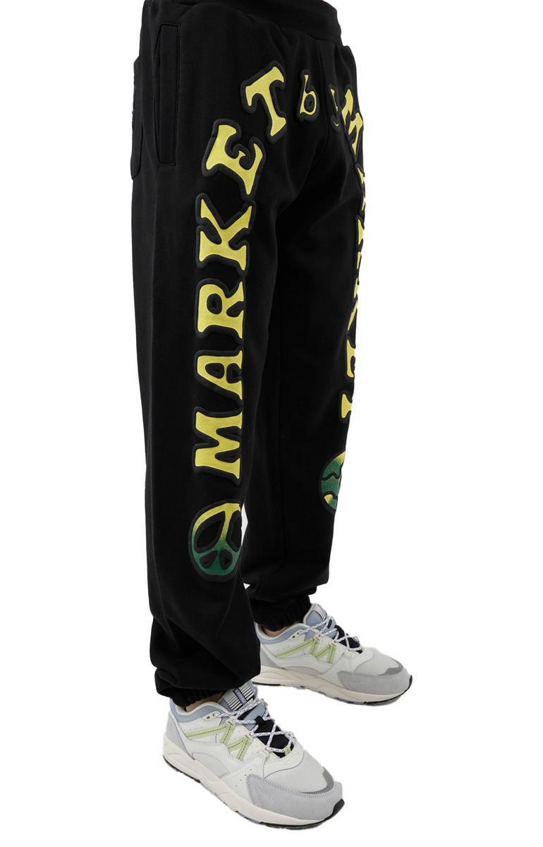 Smiley Market Records Angel Sigh Gradient Sweatpants - Fashionable Comfort