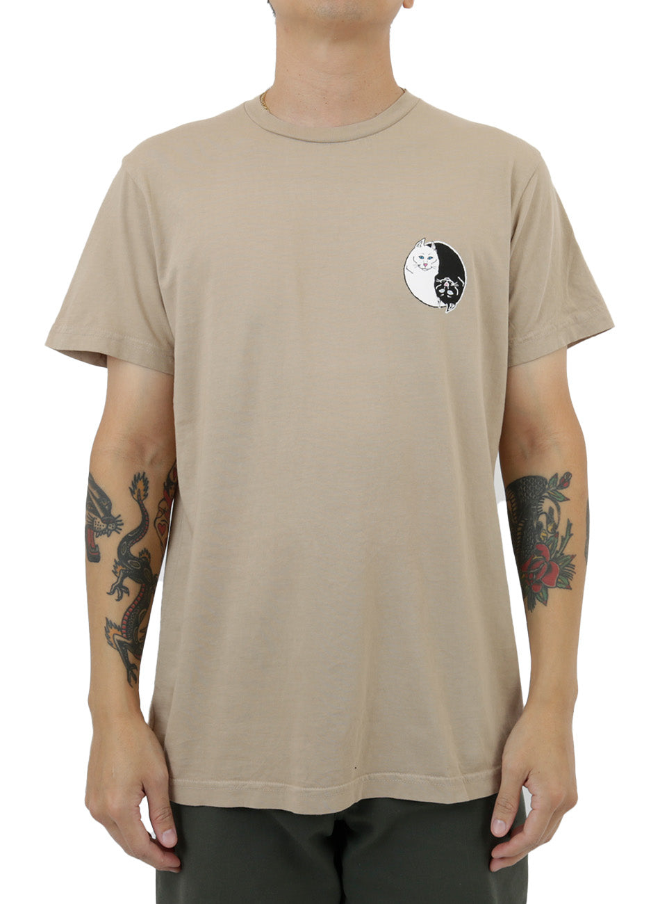 Nermal Yin-Yang Graphic Tee - Almond: A Must-Have Fashion Statement