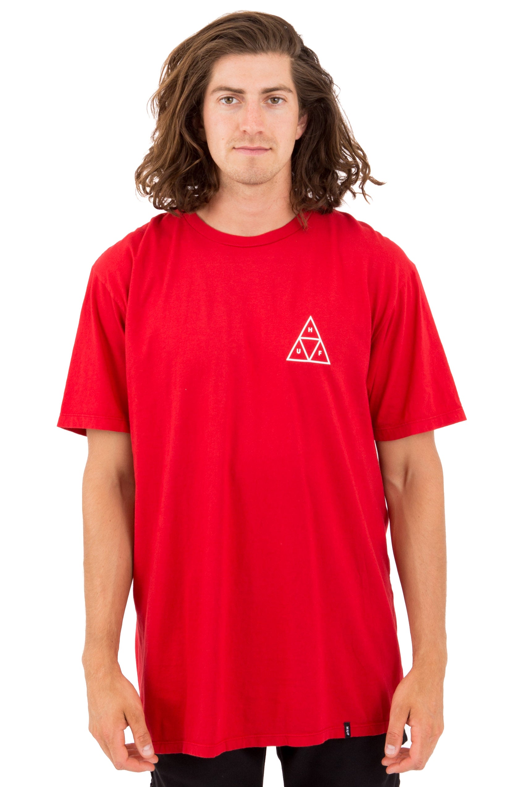 Stunning Red/White Triple Triangle T-Shirt