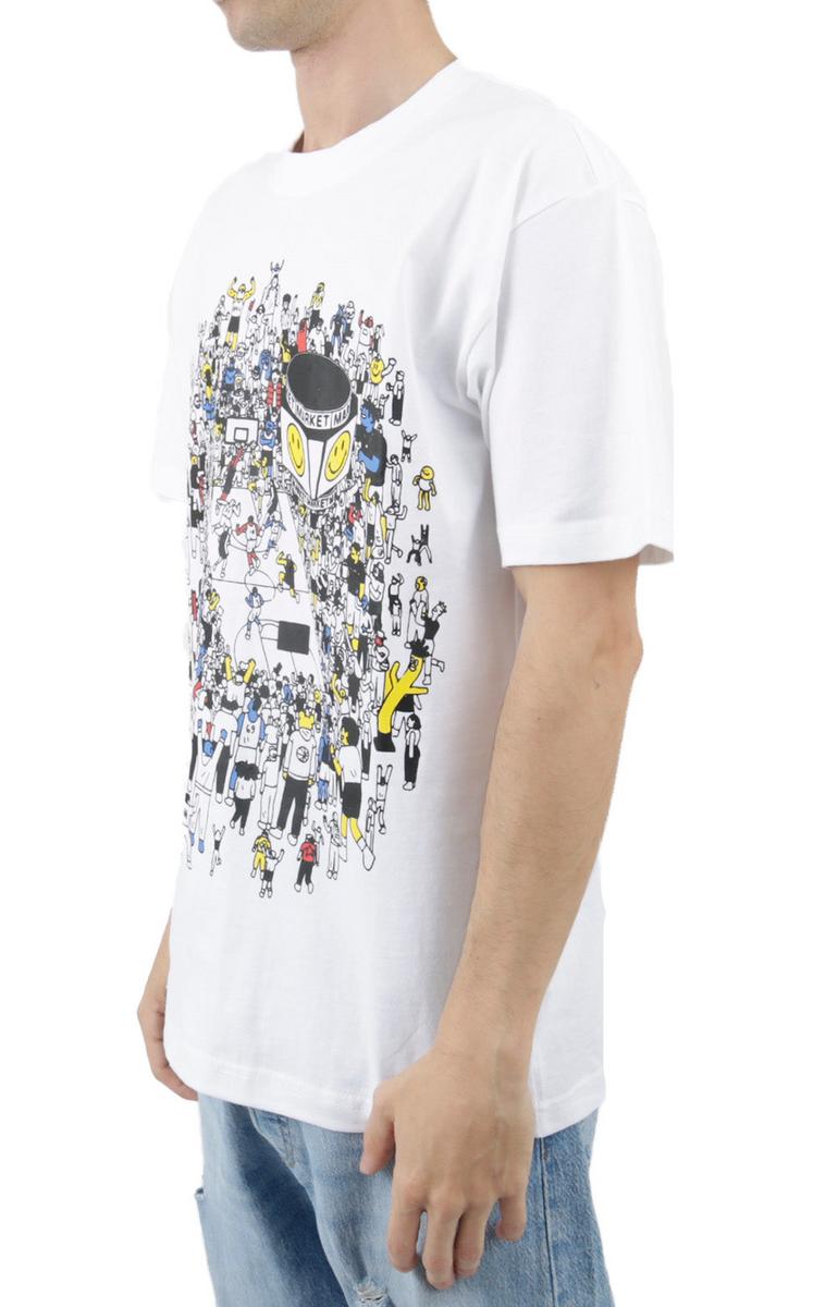 Smiley World's Irresistible White Basketball Game Tee