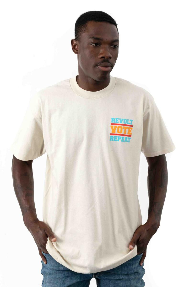 Revolt, Vote, Conquer! Cream T-Shirt