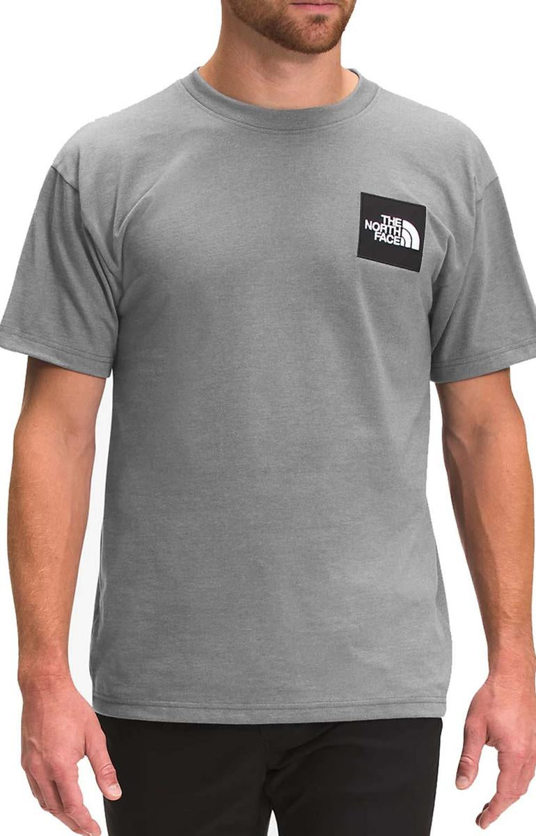 The North Face Men's Medium Grey Heather Relaxed-Fit Heavyweight Box Tee - A Must-Have!