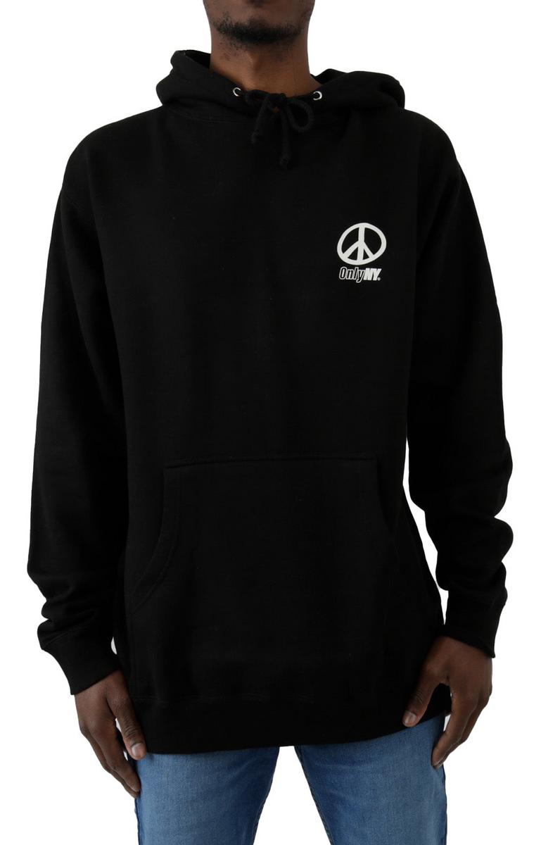 Stunning Vintage Black Peace Hoodie - A Must - Have!