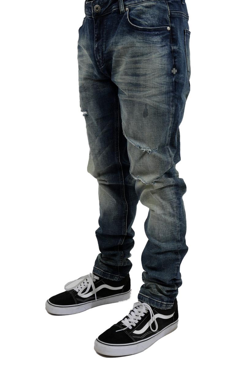 Staple's Peach Tree Dark Stone Washed Denim Trousers - A Must-Have!