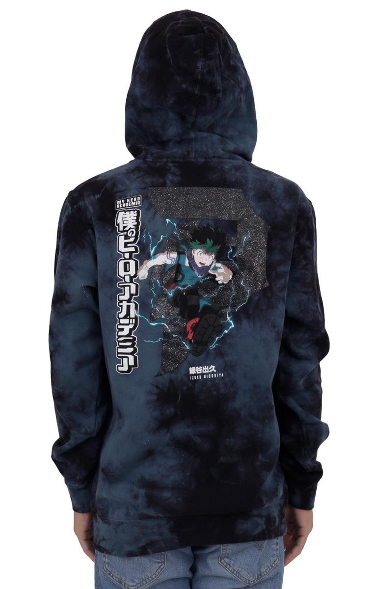 Primitive x My Hero Academia Izuku Midoriya Tie-Dye Graphic Hoodie - A Must-Have for Fans!