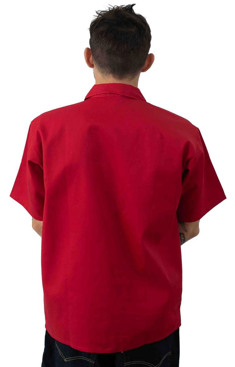 Stunning Red Short Sleeve 1/2 Zip Top by Ben Davis - Grab Yours Now!