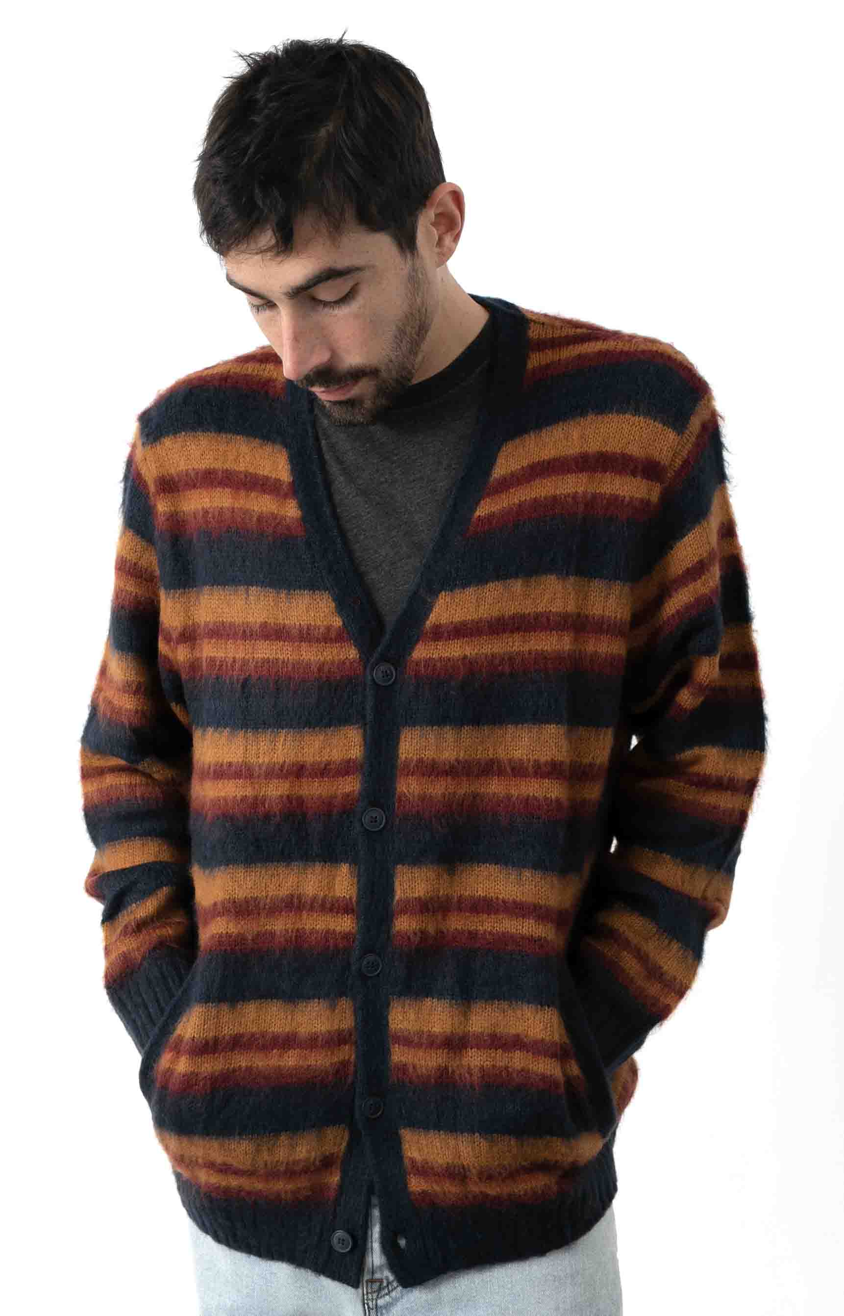 Moody Blue Noah Cardigan Sweater - Irresistible Men's Style