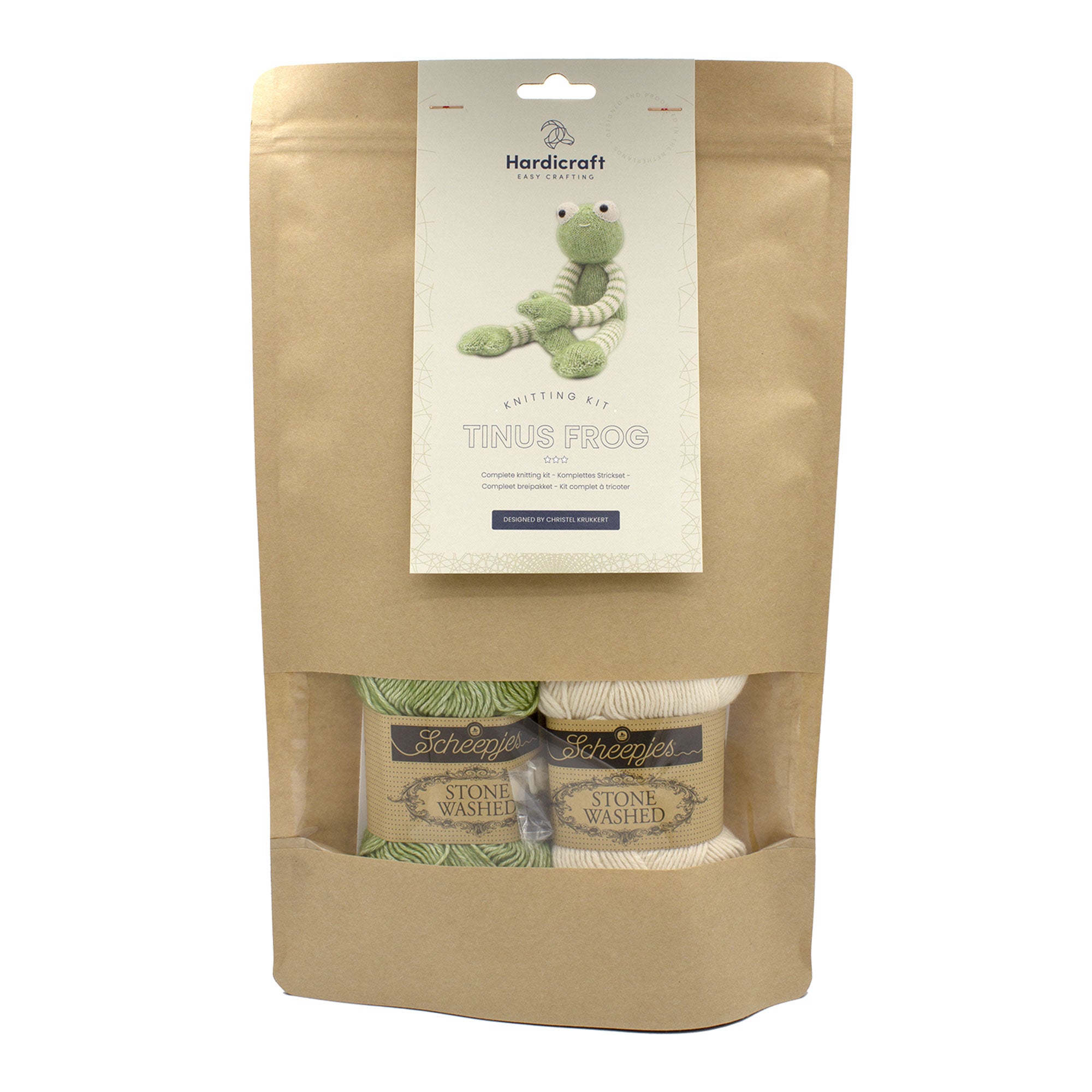 Enchanting DIY Tinus Frog Knitting Kit