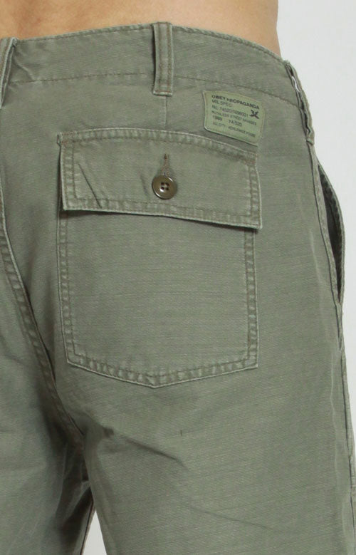 Obey's Army Green Recon Shorts - Your Outdoor Essential