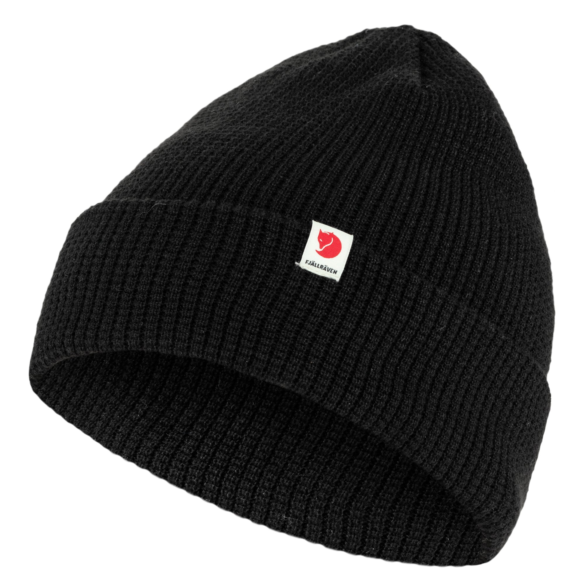 FjallRaven Stylish Black Tab Beanie - A Must-Have Headwear