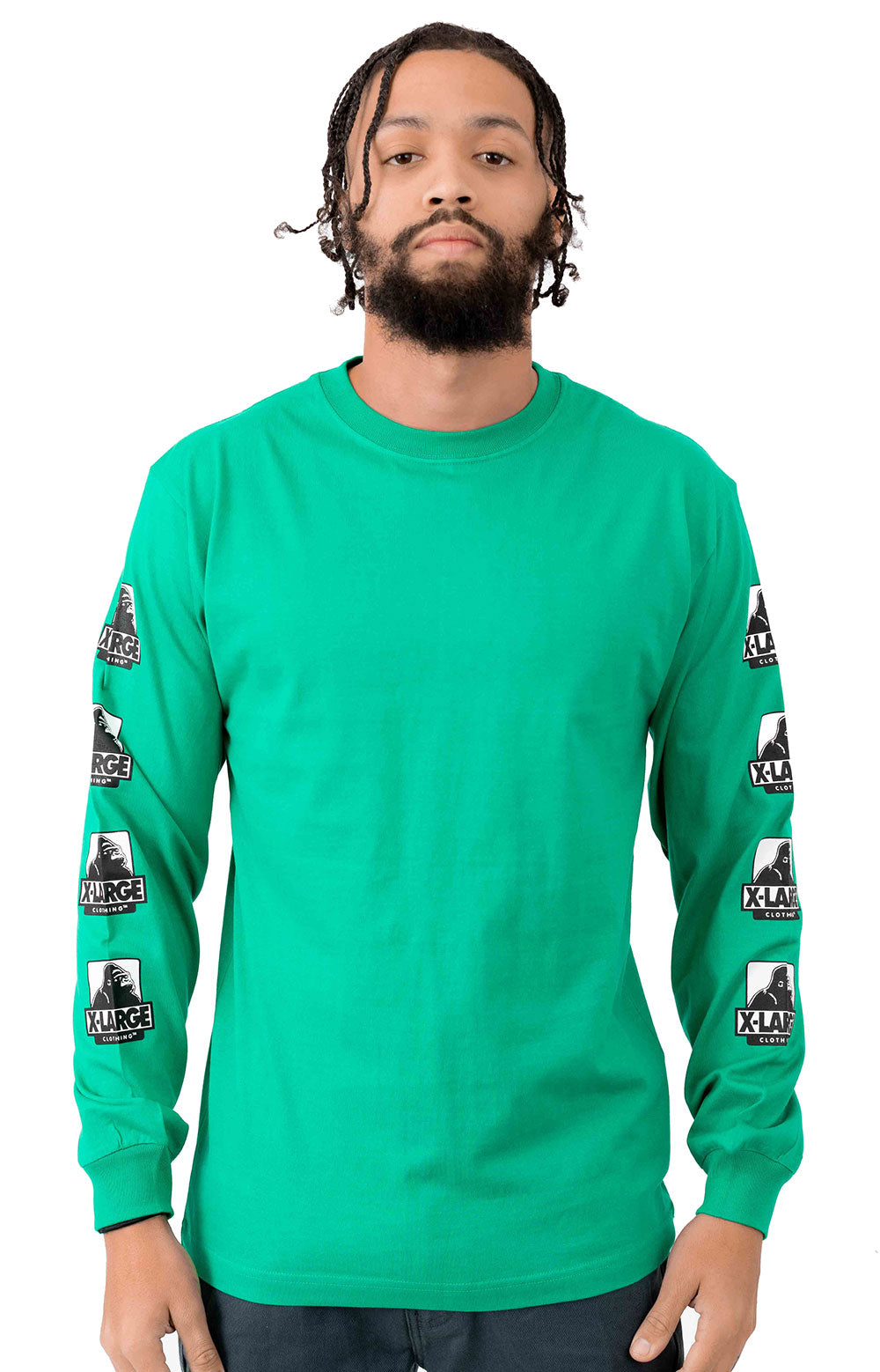 X-Large's Stunning Green 2-Tone OG Long Sleeve Shirt
