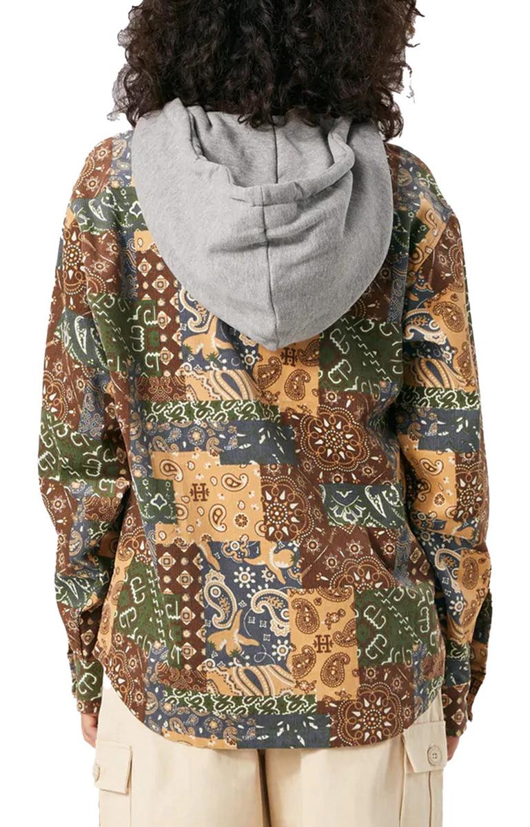 Gorgeous Vintage Patchwork Corduroy Hooded Jacket