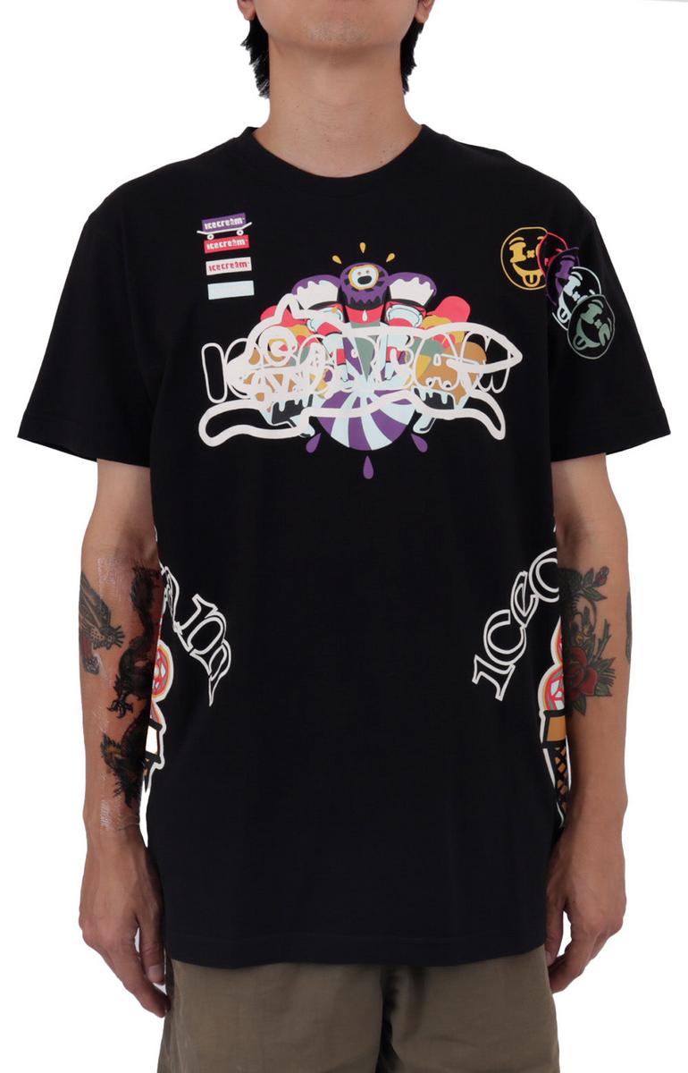 Stunning Zorlac Short Sleeve Knit Tee in Onyx Black