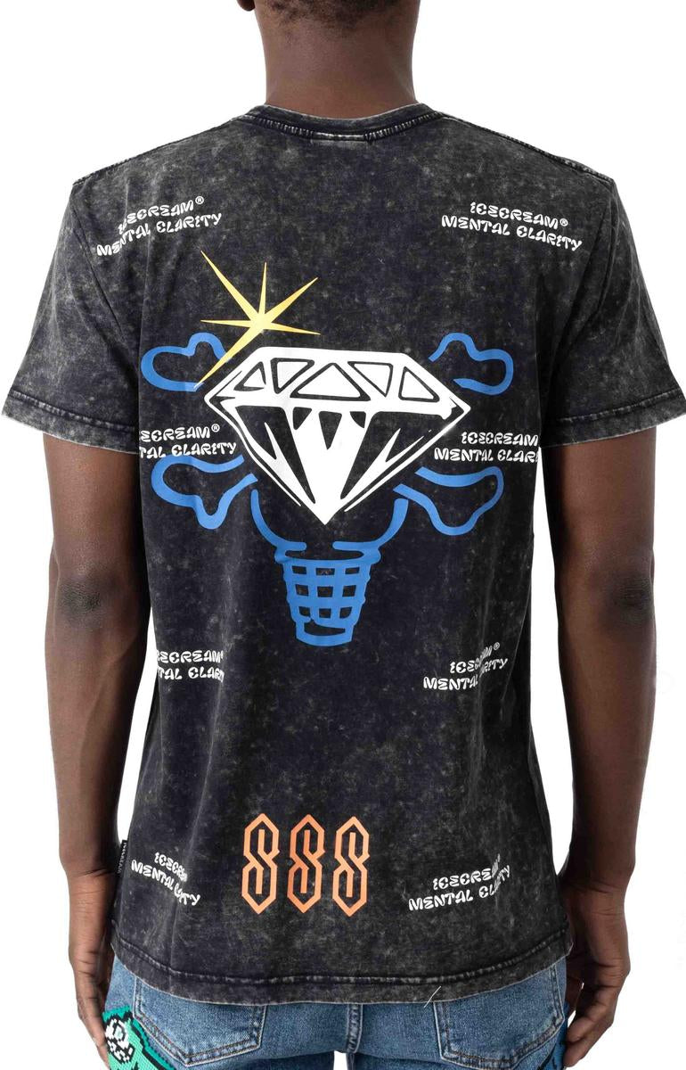 Revitalize Your Mind: Shale Mental Focus Short Sleeve Knit Tee