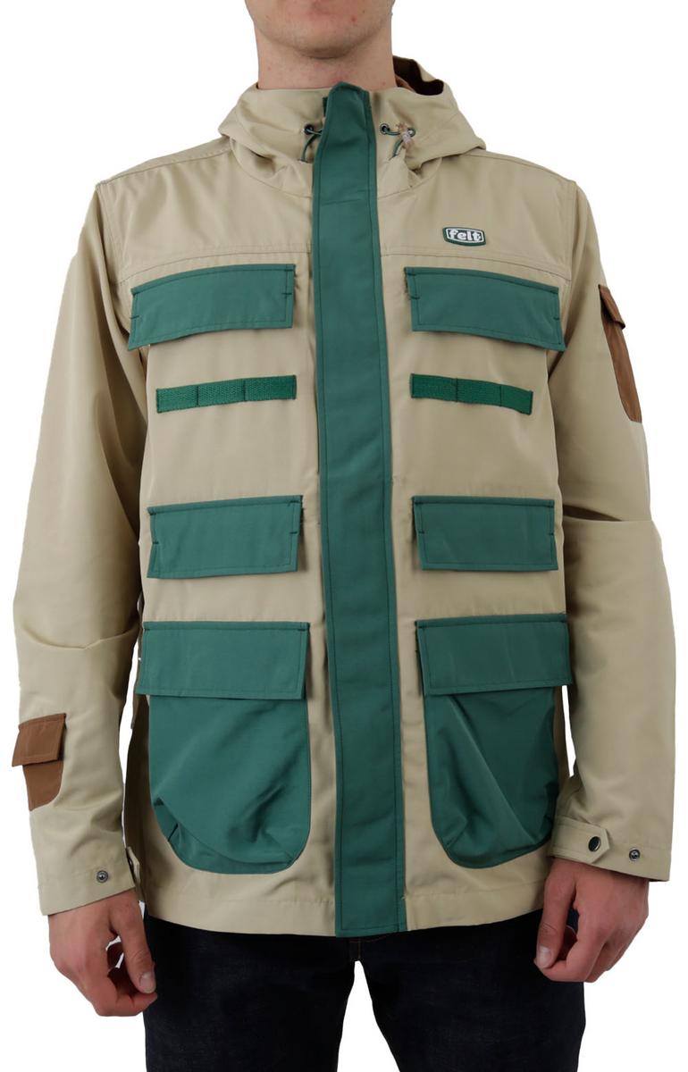 Felt's Stunning Coastal Utility Jacket in Tan and Olive