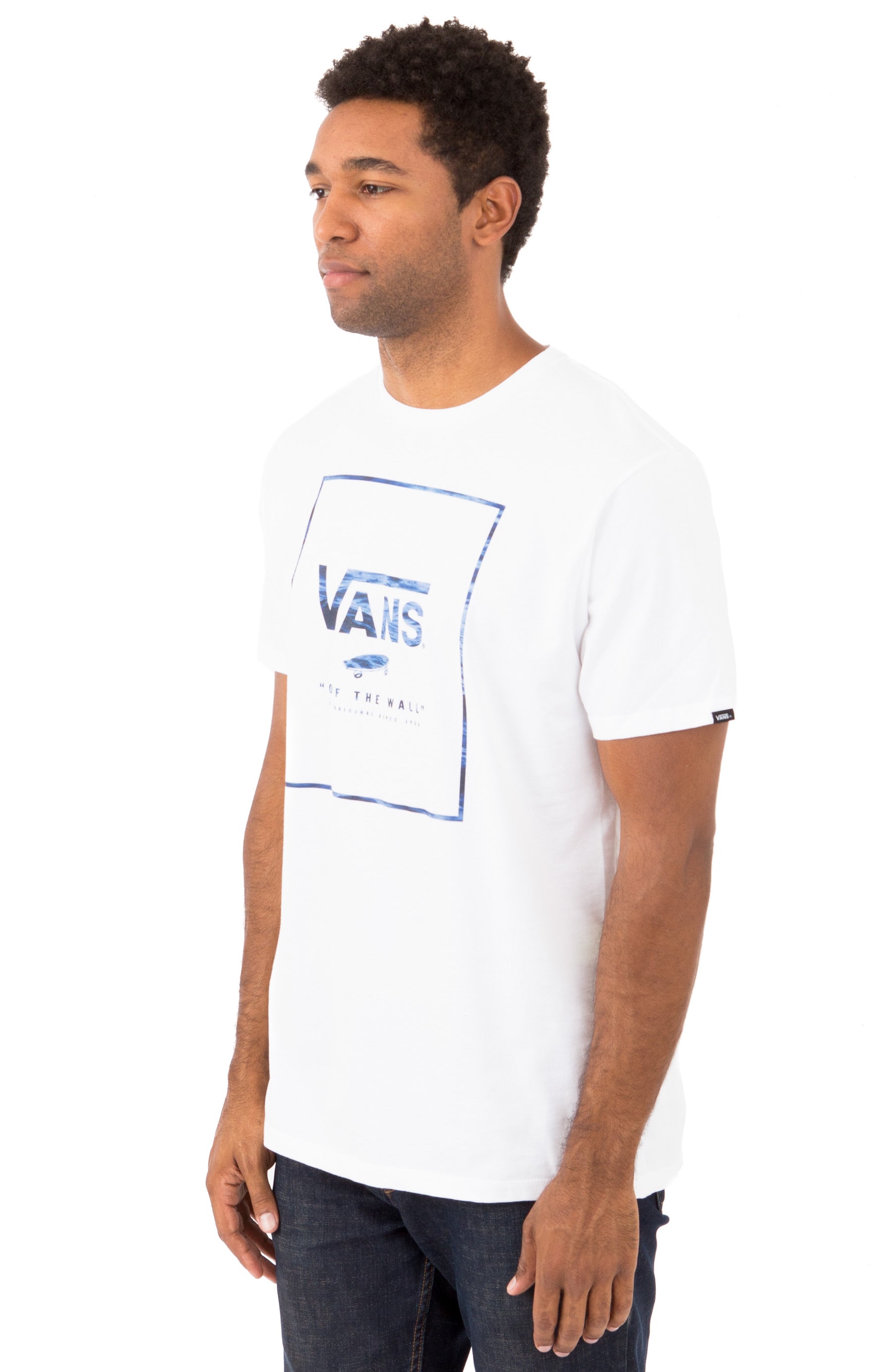 Vans Wave Print Box Tee - White: The Ultimate Fashion Statement