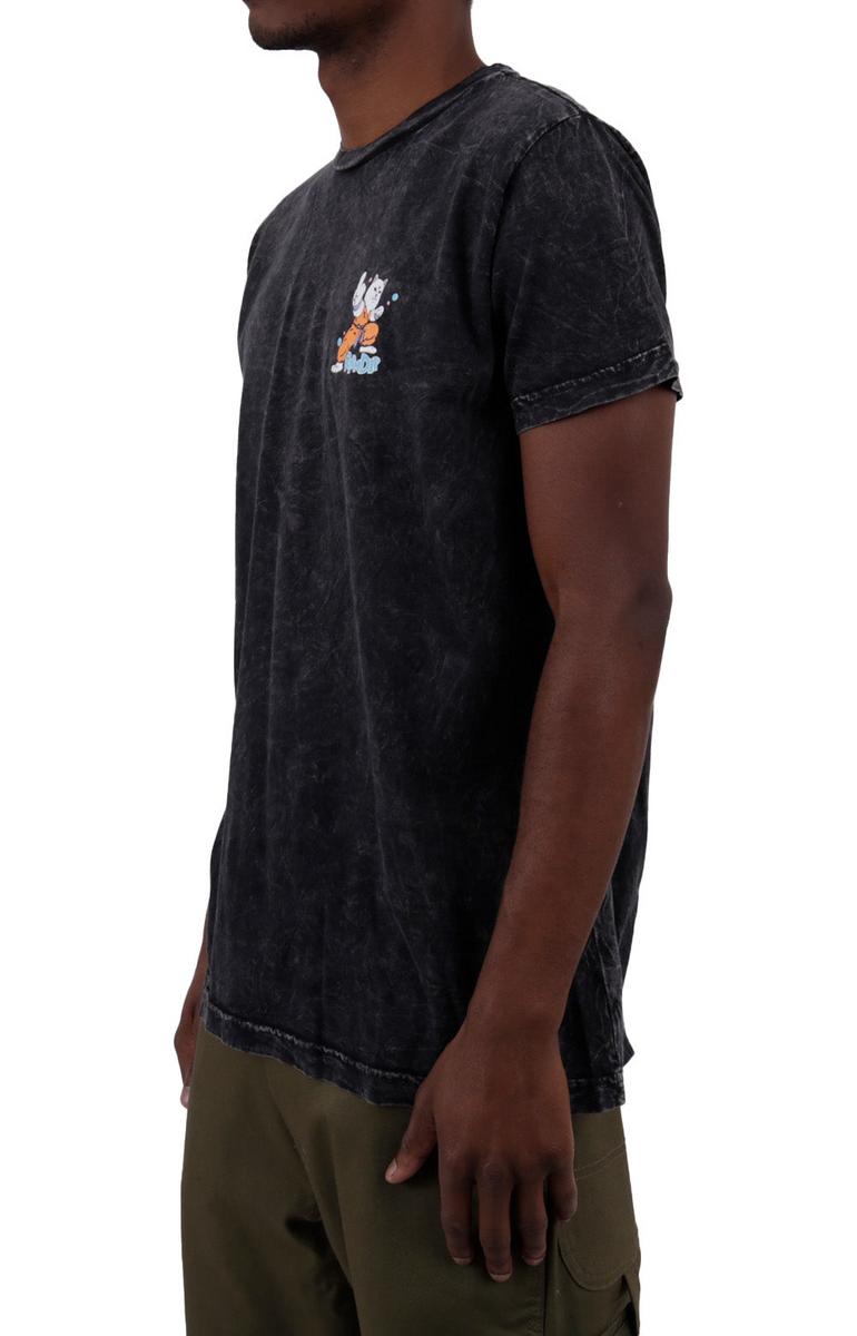 RIPNDIP's Stunning Mineral Wash Power Tee in Classic Black