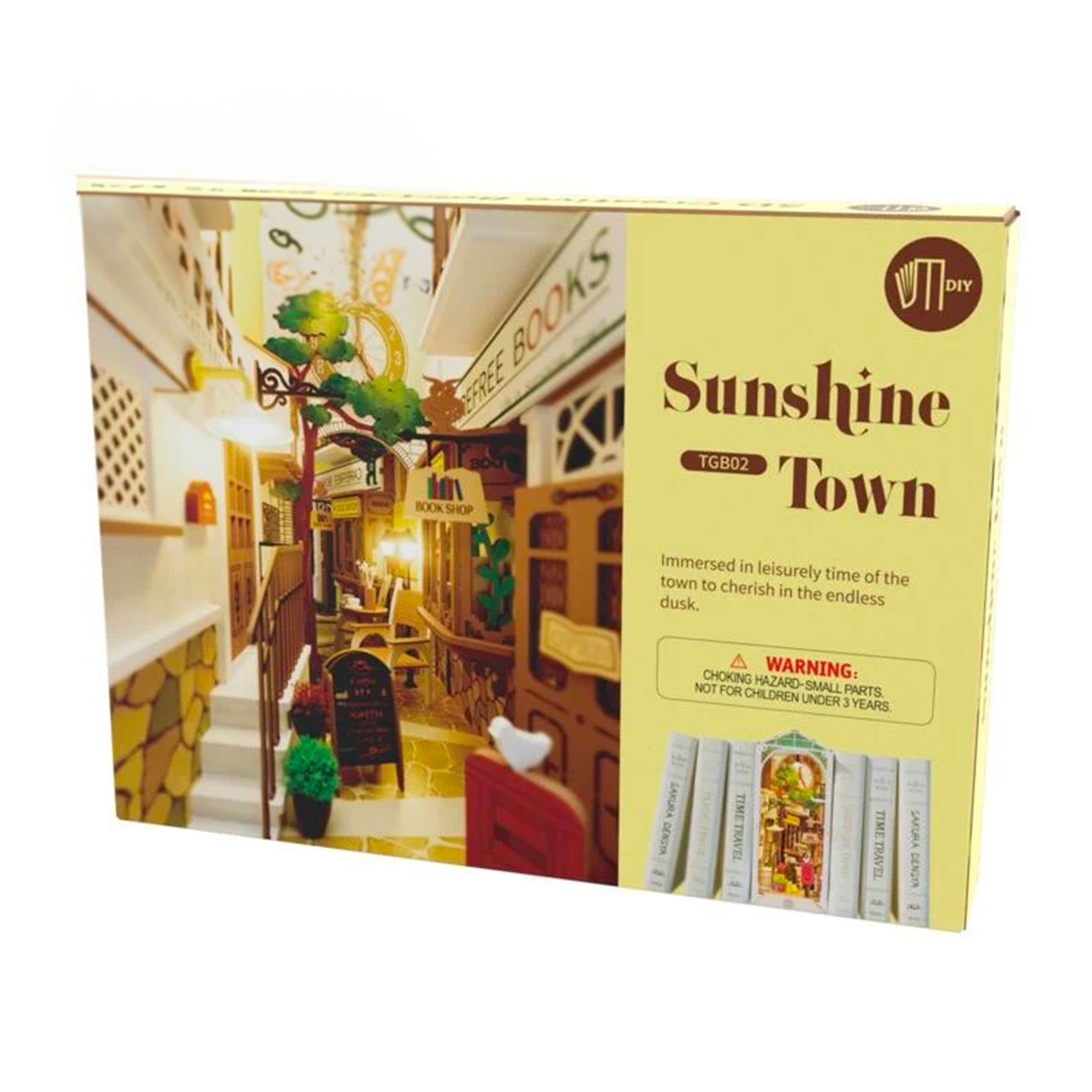 DIY Mini Book Nook - Enchanting Sunshine Town