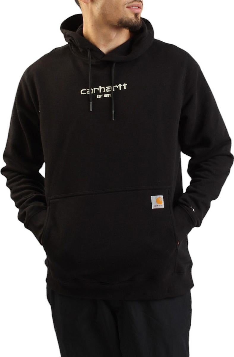 Carhartt Force Relaxed Fit Black Lightweight Logo Graphic Sweatshirt - A Must - Have!