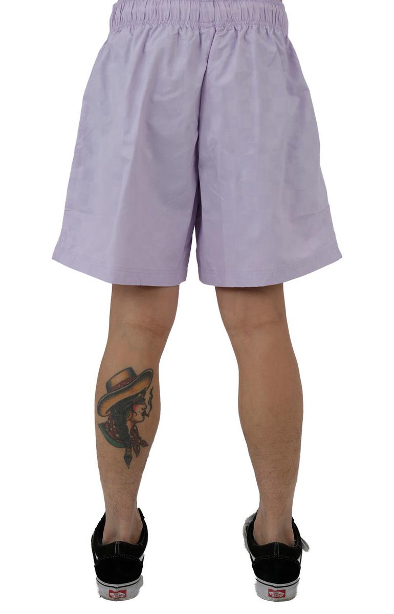 Akomplice x Umbro Pastel Lilac Peace Checkboard Shorts - Irresistible Style!