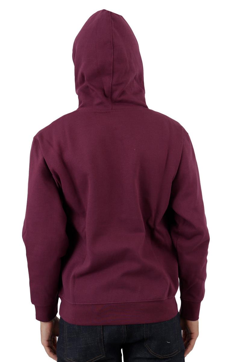 Obey Beetroot Fleece Logo Embroidered Hoodie - A Fashion Statement!