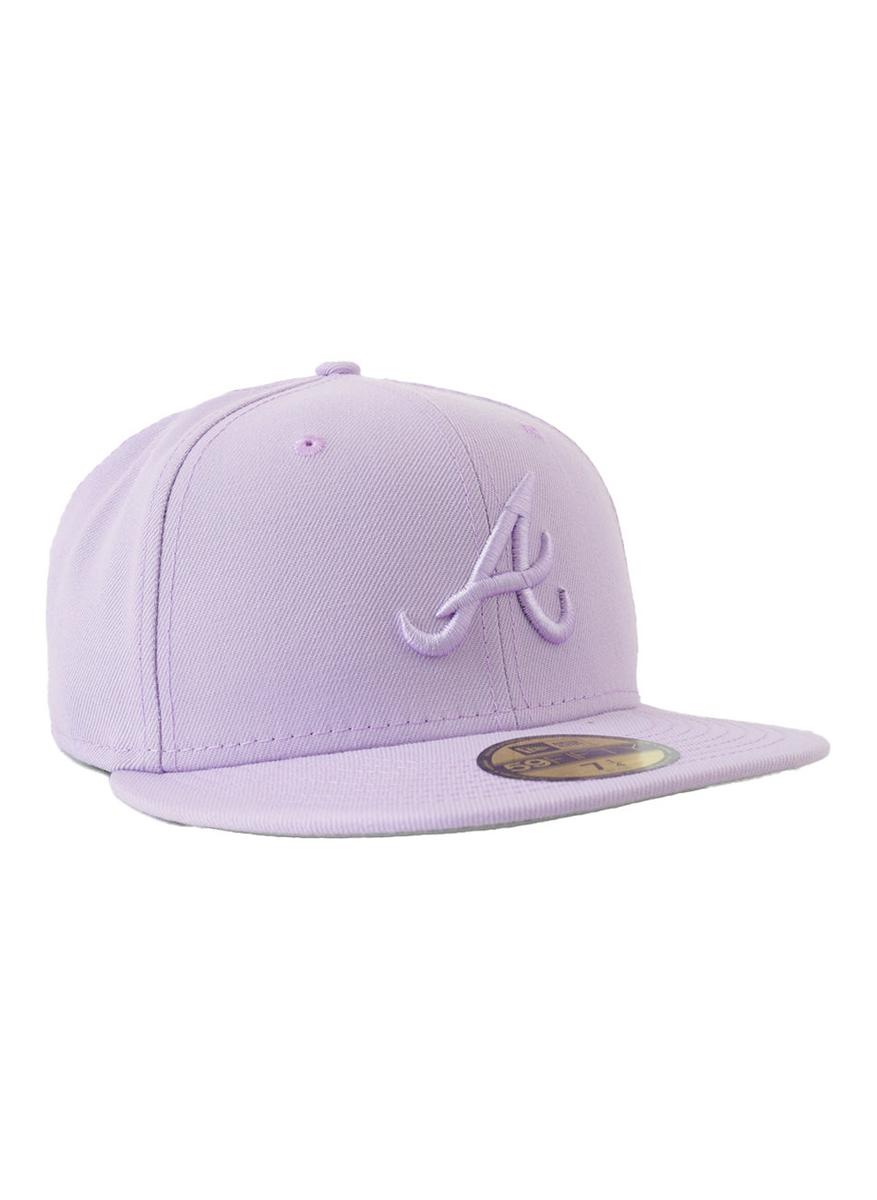 Atlanta Braves 5950 Fitted Cap Color Pack - Stunning Light Purple (60322390)