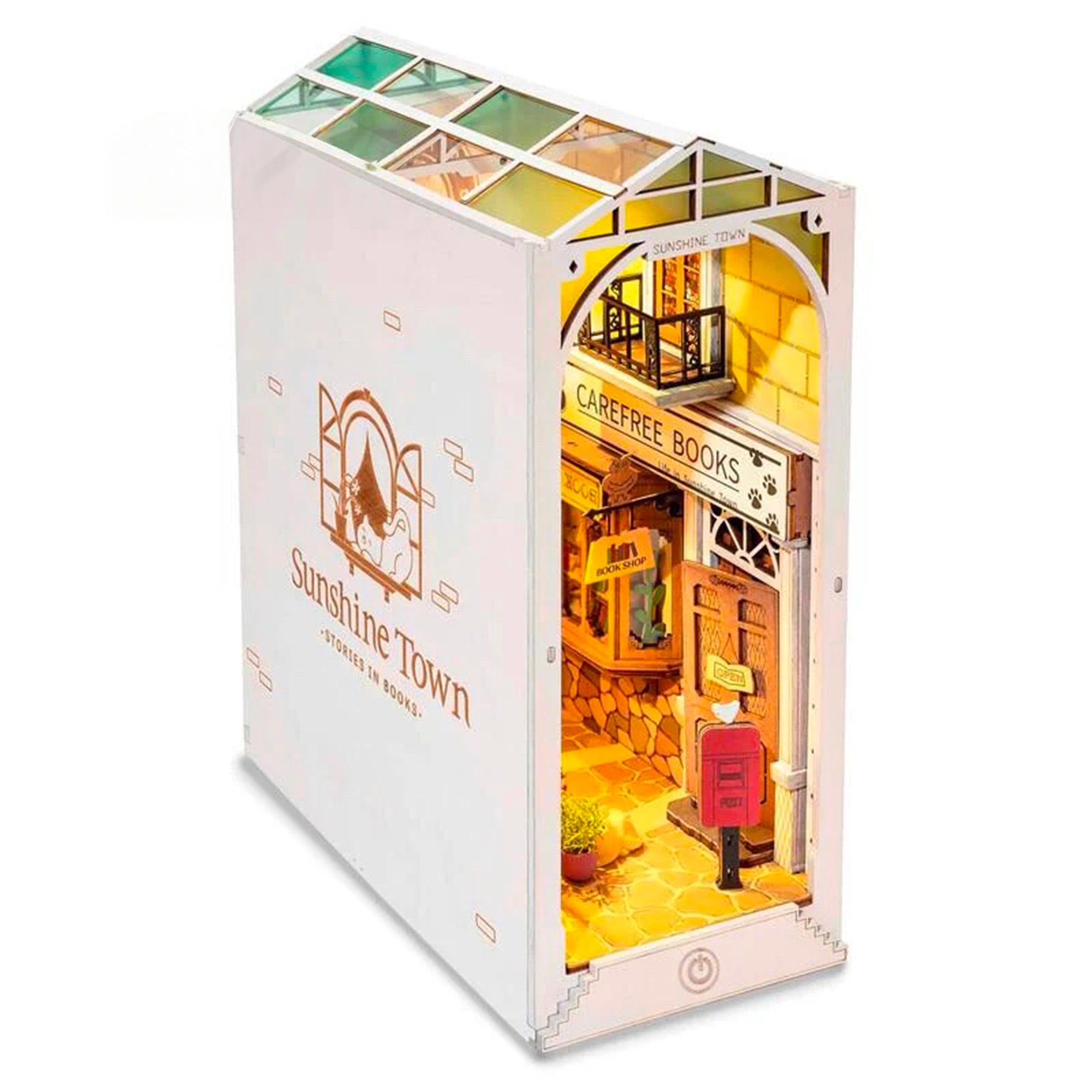 DIY Mini Book Nook - Enchanting Sunshine Town