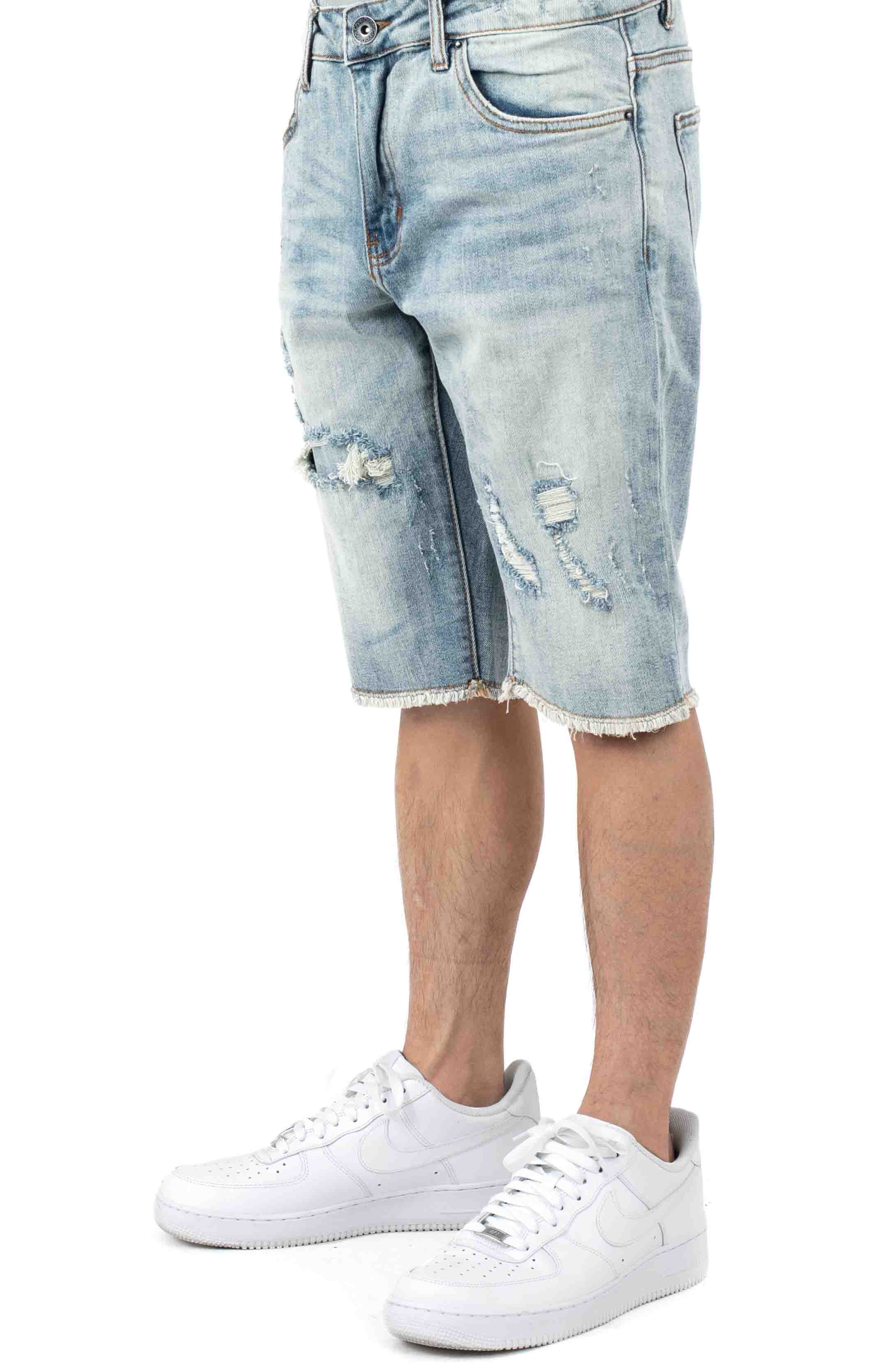 Crysp Denim's Asher Shorts - Stunning Light Wash!