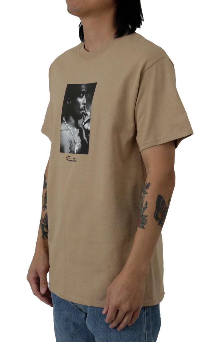 Primitive Heavyweight Cotton T-Shirt in Sand - A Wardrobe Essential