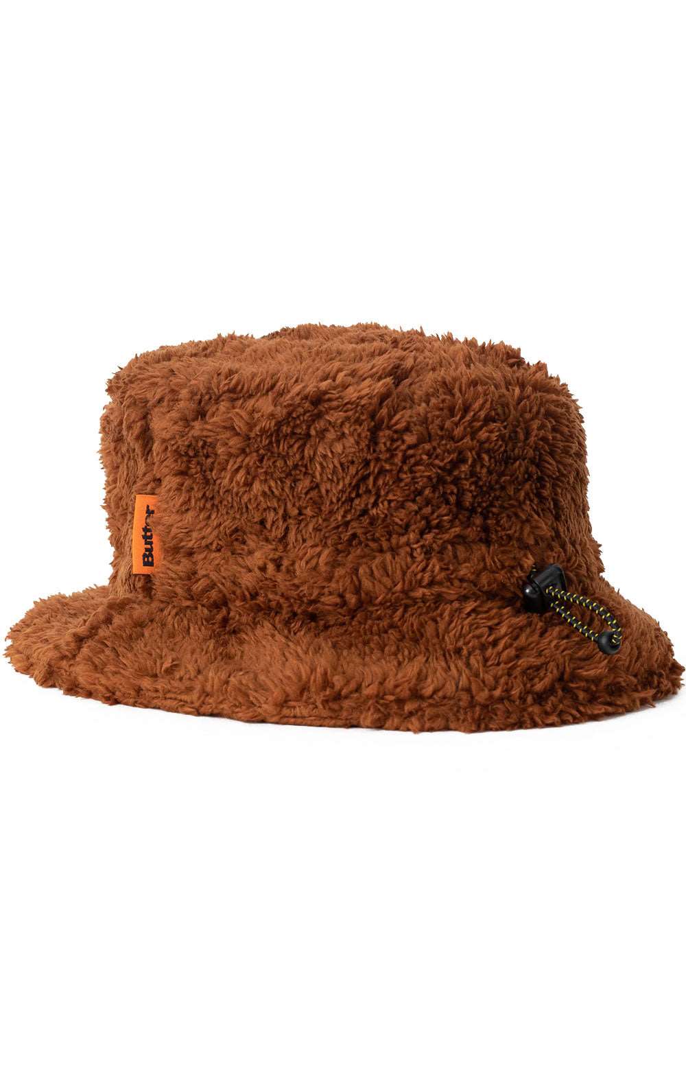 Stylish Brown High Pile Bucket Hat - Must-Have!