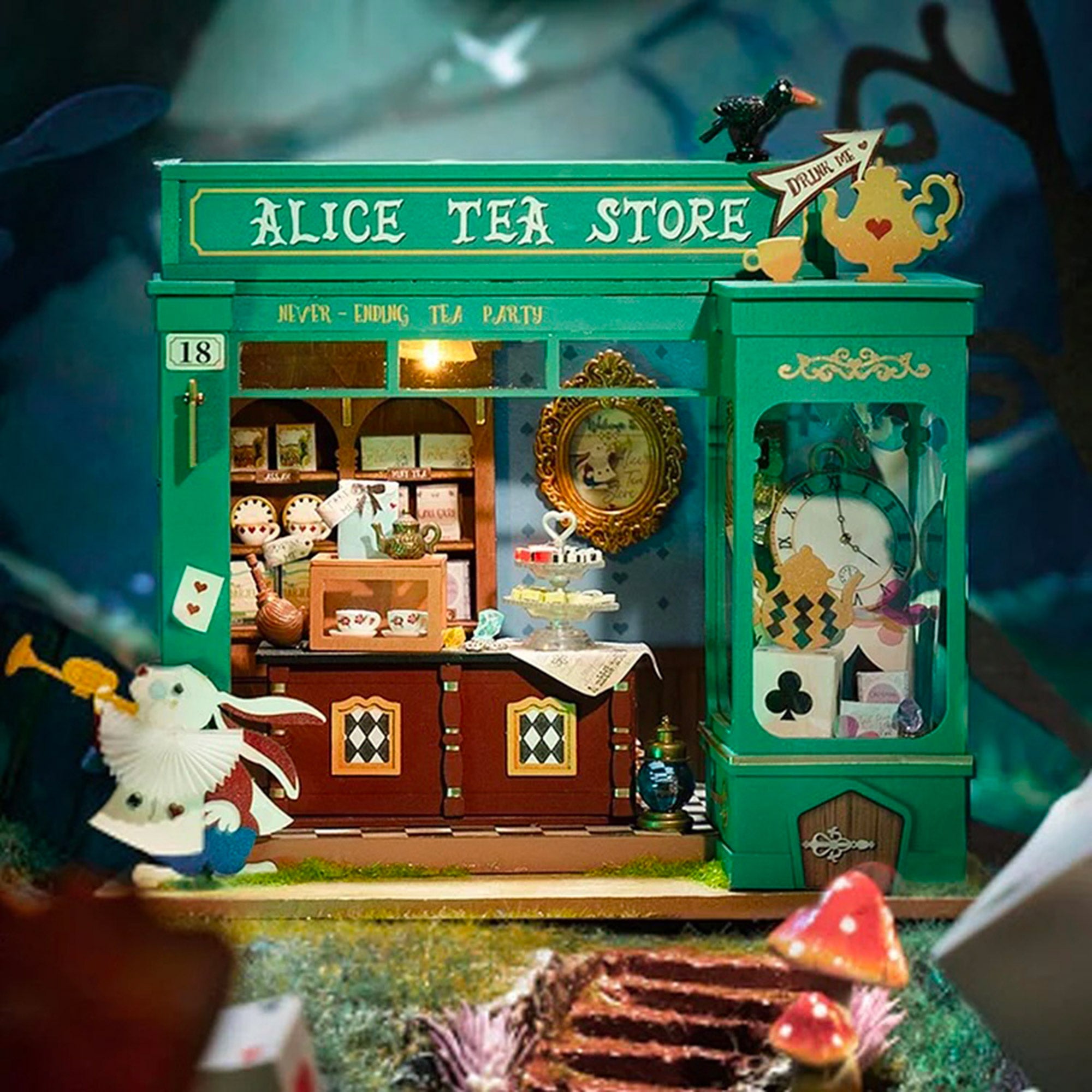 Enchanting DIY Mini House - Alice's Tea Store