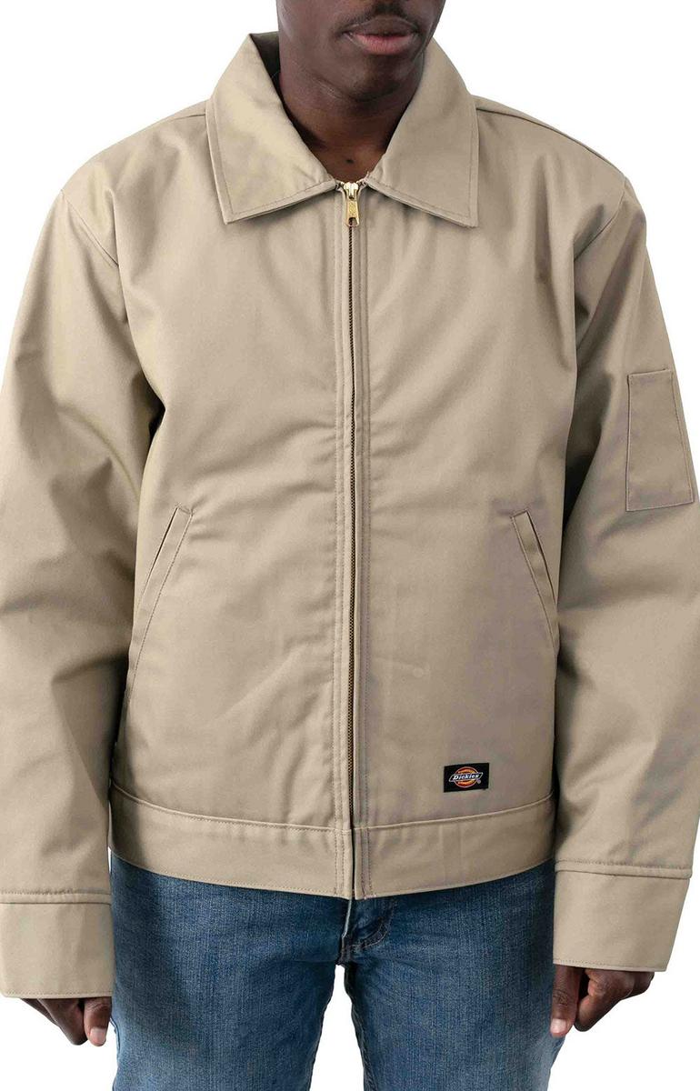 Dickies (TJ15KH) Khaki Insulated Eisenhower Jacket - Cozy & Stylish!