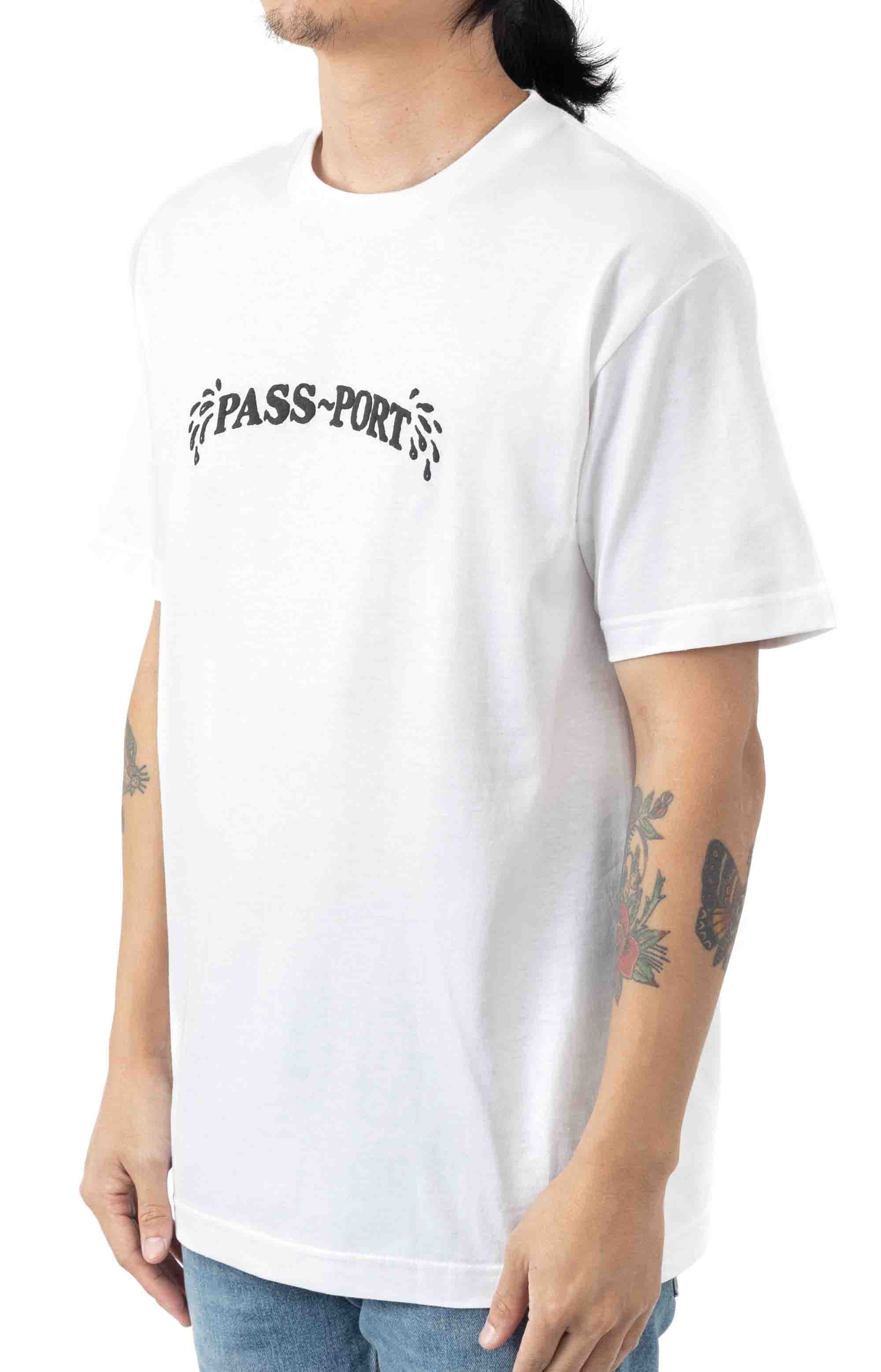 Stylish Sweaty Puff Print White T-Shirt